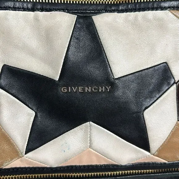 💯Authentic Givenchy PANDORA LEATHER HANDBAG Multi Color MM Size🍀 - Picture 16 of 17